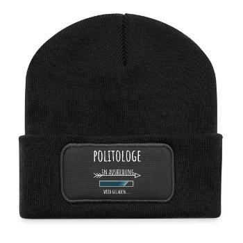 Political Science Studies Profession Education Political Scientist - Recycled Patch Beanie - black - Front