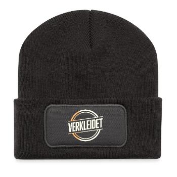 Disguised costume disguise carnival carnival - Recycled Patch Beanie - dark grey - Front