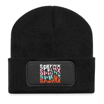 SPHYNX Cat  - Recycled Patch Beanie - black - Front