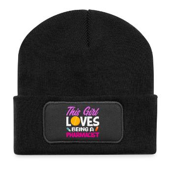 Pharmacist Pharmaceutical Technical - Recycled Patch Beanie - black - Front