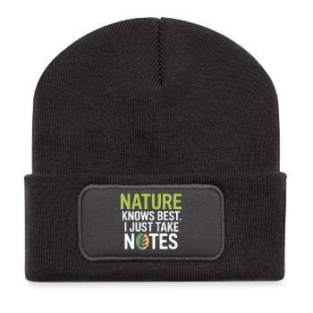 Zertifizierter Observateur für klinische biologische Systeme - Recycelte Patch Beanie - Dunkelgrau - Vorne