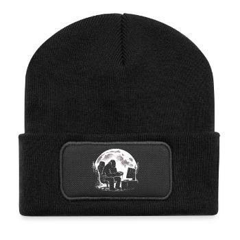 Bigfoot Gamer - Beanie recyclé à patch - noir - Devant