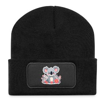 Koala - Recycled Patch Beanie - black - Front