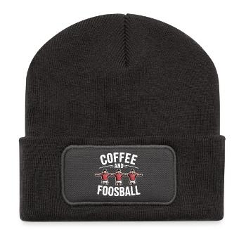 Évolution du Foot de table Baby-foot Drôle Baby-foot - Beanie recyclé à patch - charbon - Devant