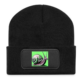 Snail - Recycled Patch Beanie - black - Front