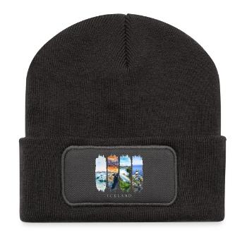 Iceland Holiday Travel – Iceland Nature & Northern Lights - Recycled Patch Beanie - dark grey - Front