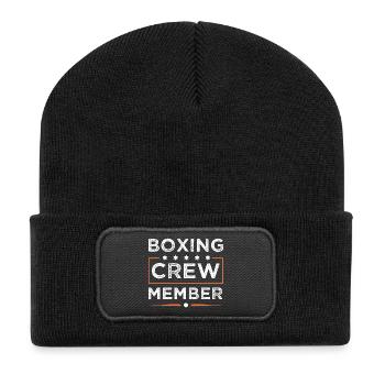 Boxing Crew - Recycled Patch Beanie - black - Front
