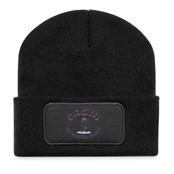 Graphique d’icônes Astra Peace - Beanie recyclé à patch - noir - Devant