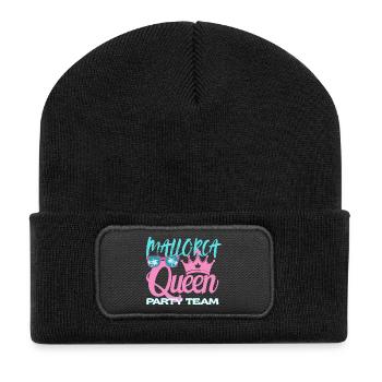 Mallorca Queen Party Team - Recycled Patch Beanie - black - Front