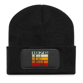 1976 L’Homme le Mythe et la Légende - Beanie recyclé à patch - noir - Devant