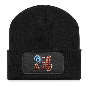 250 Years Of America - Recycelte Patch Beanie - Schwarz - Vorne