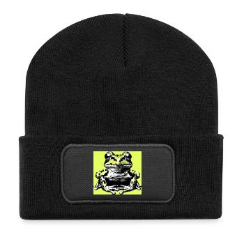 frog - Recycled Patch Beanie - black - Front