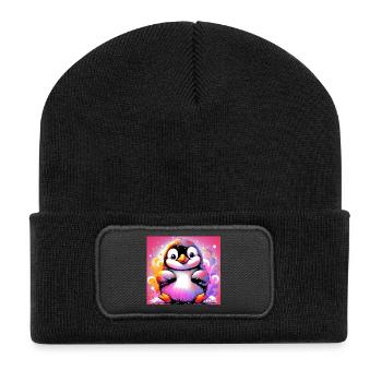 penguin - Recycled Patch Beanie - black - Front