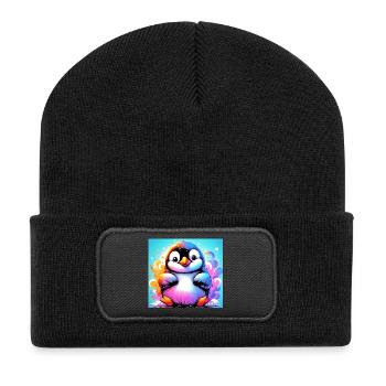 penguin - Recycled Patch Beanie - black - Front
