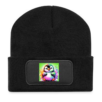 penguin - Recycled Patch Beanie - black - Front