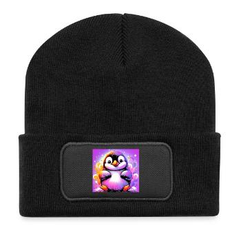 penguin - Recycled Patch Beanie - black - Front