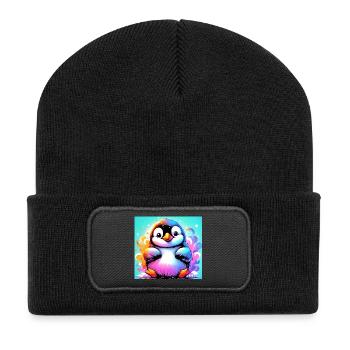 penguin - Recycled Patch Beanie - black - Front