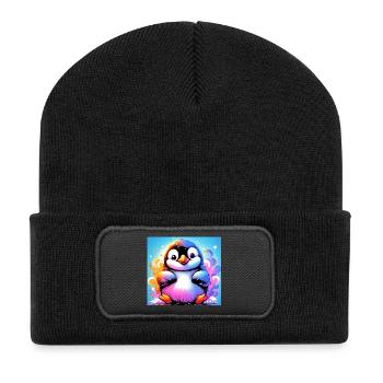 penguin - Recycled Patch Beanie - black - Front