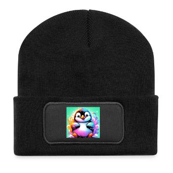 penguin - Recycled Patch Beanie - black - Front