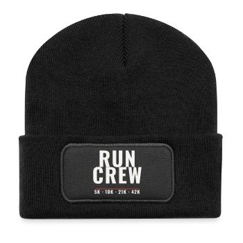 Équipe de course Running Marathon Team Run - Beanie recyclé à patch - noir - Devant