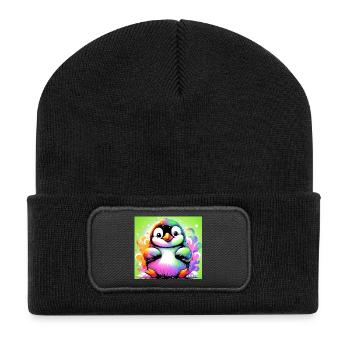 penguin - Recycled Patch Beanie - black - Front