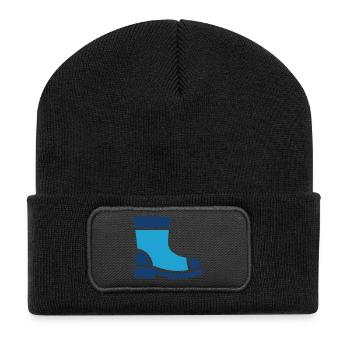 Safety Work Boot Protection Icon - Recycled Patch Beanie - black - Front