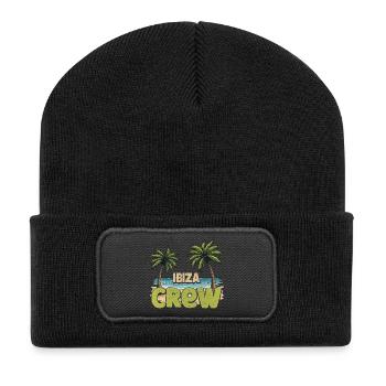 Équipage Ibiza - Beanie recyclé à patch - noir - Devant