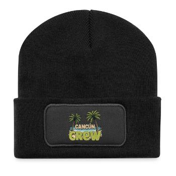 Cancun Crew - Recycled Patch Beanie - black - Front