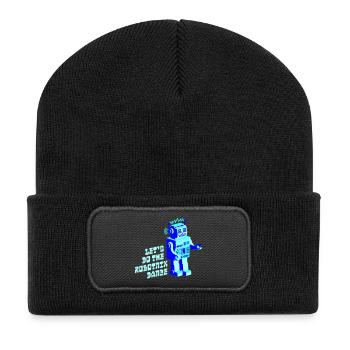 robotnik dance - old school robots - Recycled Patch Beanie - black - Front