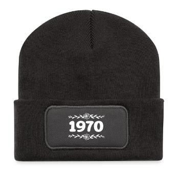 1970 Vintage 1970 Retro 1970 Anniversary 1970 - Recycled Patch Beanie - dark grey - Front