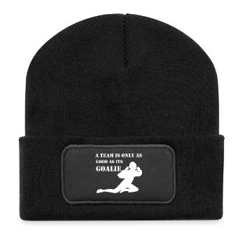 Floorball - Recycled Patch Beanie - black - Front