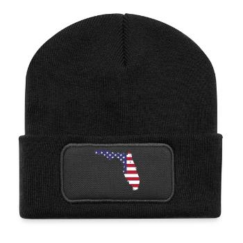 FLORIDA shirt - Recycled Patch Beanie - black - Front