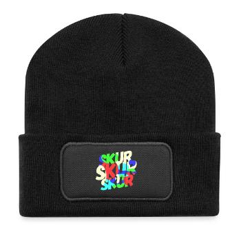 SKUR - Recycled Patch Beanie - black - Front