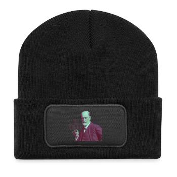 Freud - Yo Mama - Recycelte Patch Beanie - Schwarz - Vorne