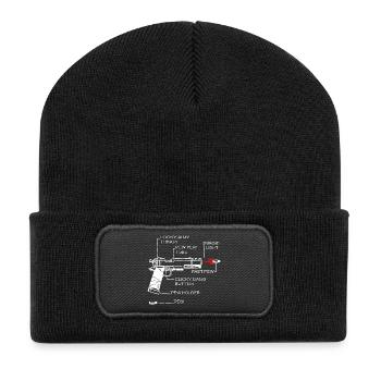 Shooting club - Recycled Patch Beanie - black - Front