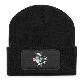 Small Smart and Sweet - Recycled Patch Beanie - black - Front