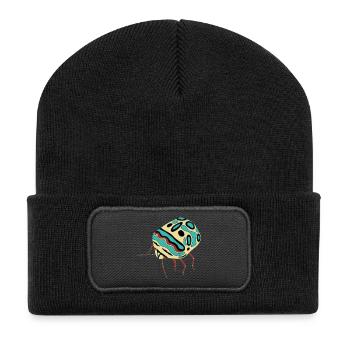 Multicolored insect - Recycled Patch Beanie - black - Front
