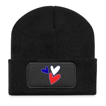 ANNIVERSARY. HAPPY BIRTHDAY. HAPPY BIRTHDAY. - Recycled Patch Beanie - black - Front