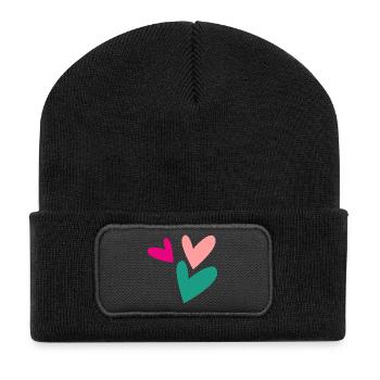 CHRISTMAS. YEAR. ANNIVERSARY. RETIREMENT. FATHER'S DAY - Recycled Patch Beanie - black - Front