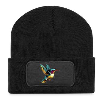Colibri - Beanie recyclé à patch - noir - Devant