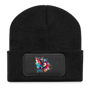 Colibri - Beanie recyclé à patch - noir - Devant