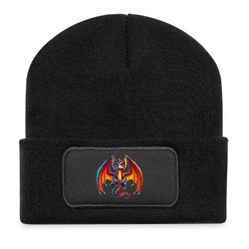 Dragon - Recycled Patch Beanie - black - Front