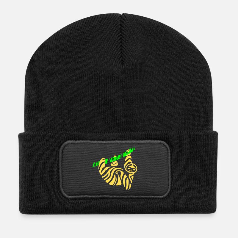 Sloth - Recycled Patch Beanie - black