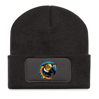Parrot - Recycled Patch Beanie - dark grey - Front