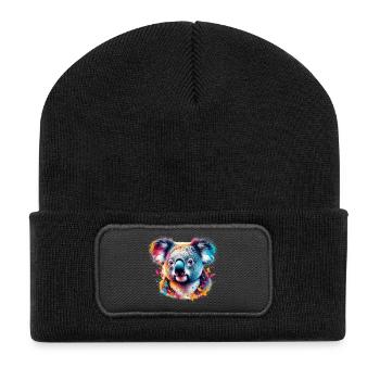 Koala - Recycled Patch Beanie - black - Front