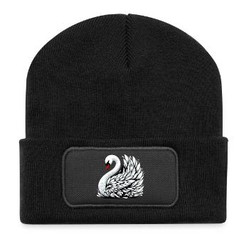 Swan - Recycled Patch Beanie - black - Front