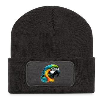 Parrot - Recycled Patch Beanie - dark grey - Front