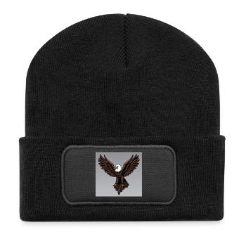 Aigle - Beanie recyclé à patch - noir - Devant