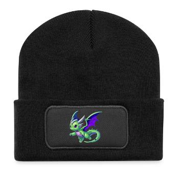 Dragon - Recycled Patch Beanie - black - Front