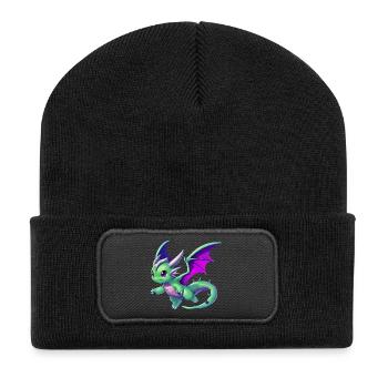 Dragon - Recycled Patch Beanie - black - Front